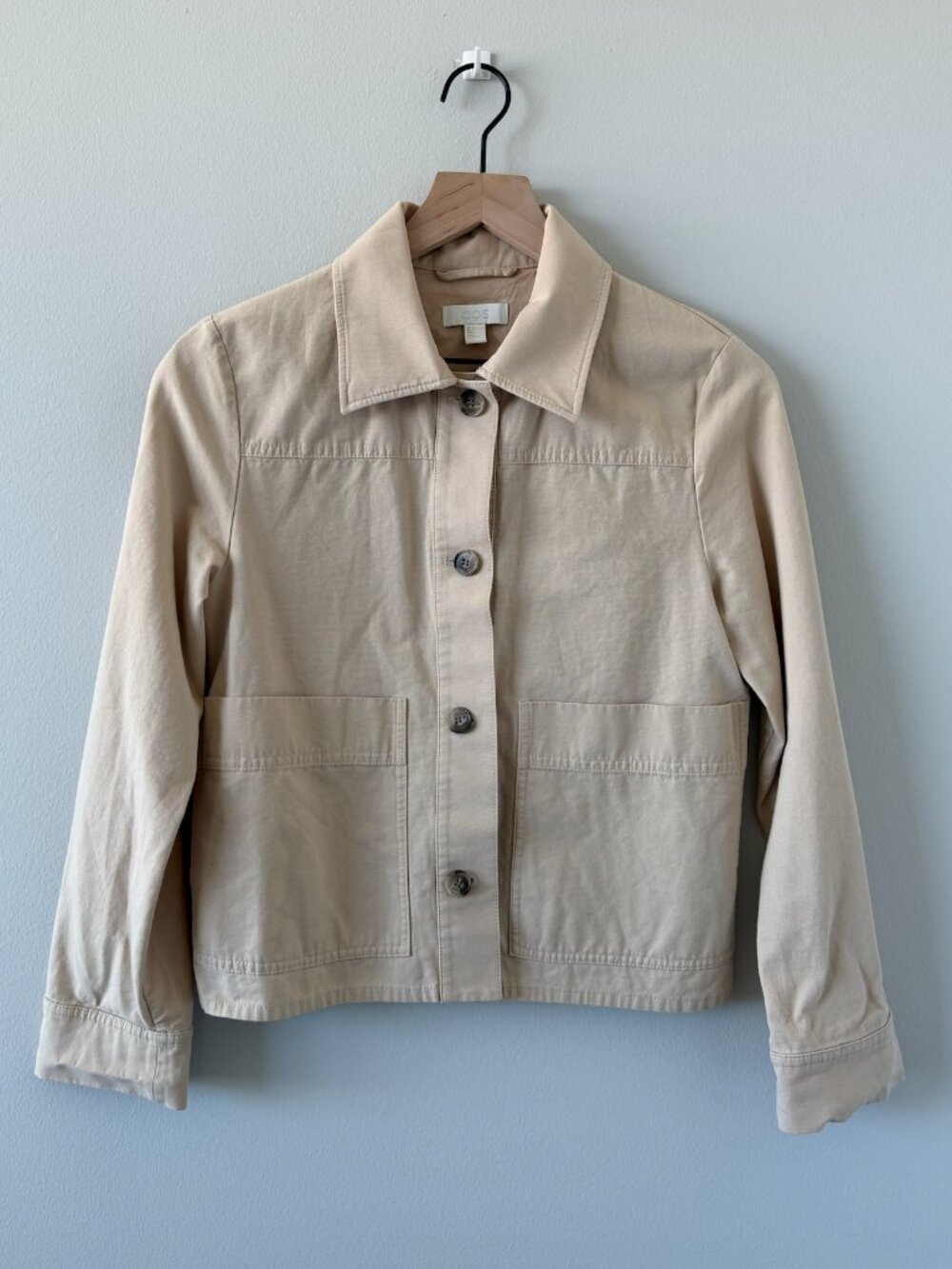 COS Button-Up Canvas Jacket - Picture 5 of 7